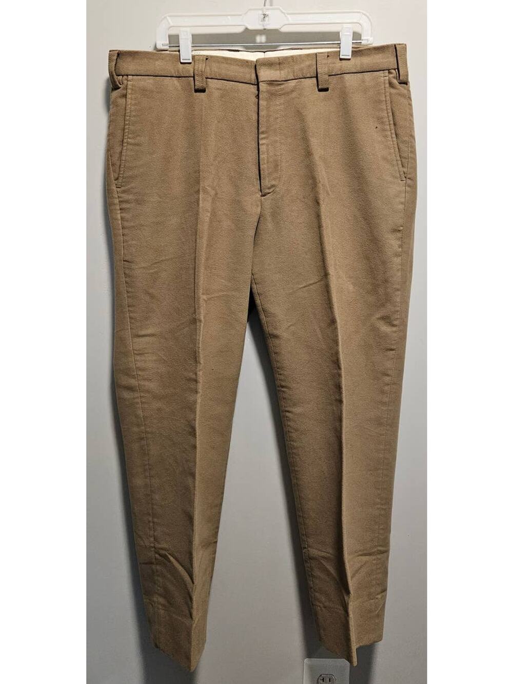 Orvis Sportsman Outdoor Brushed 100% Cotton Tan Heavy Pants 38 x 29 Hunting